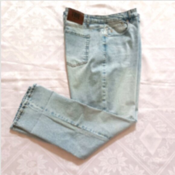 New Frye High Rise Jeans Size 14 Straight Leg Light Wash - Picture 8 of 16